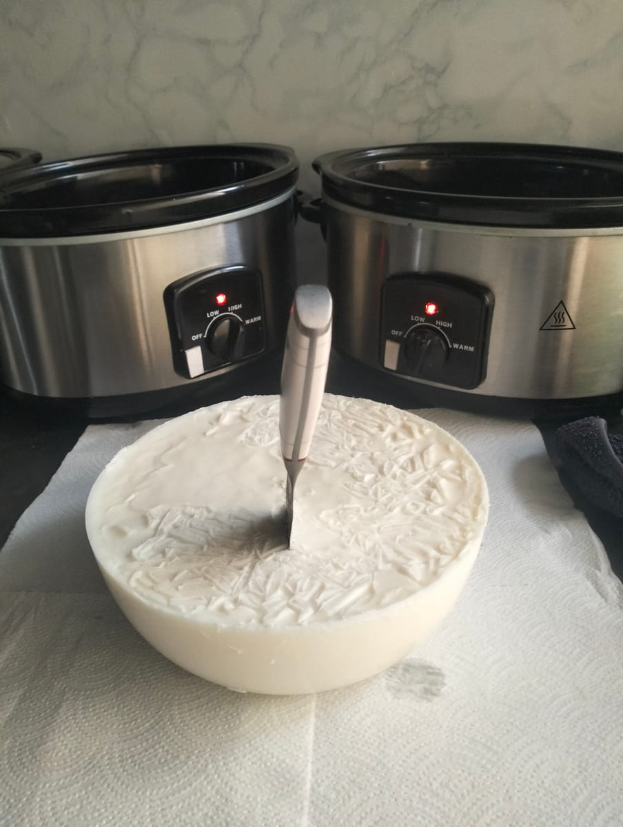 Blending the tallow balm