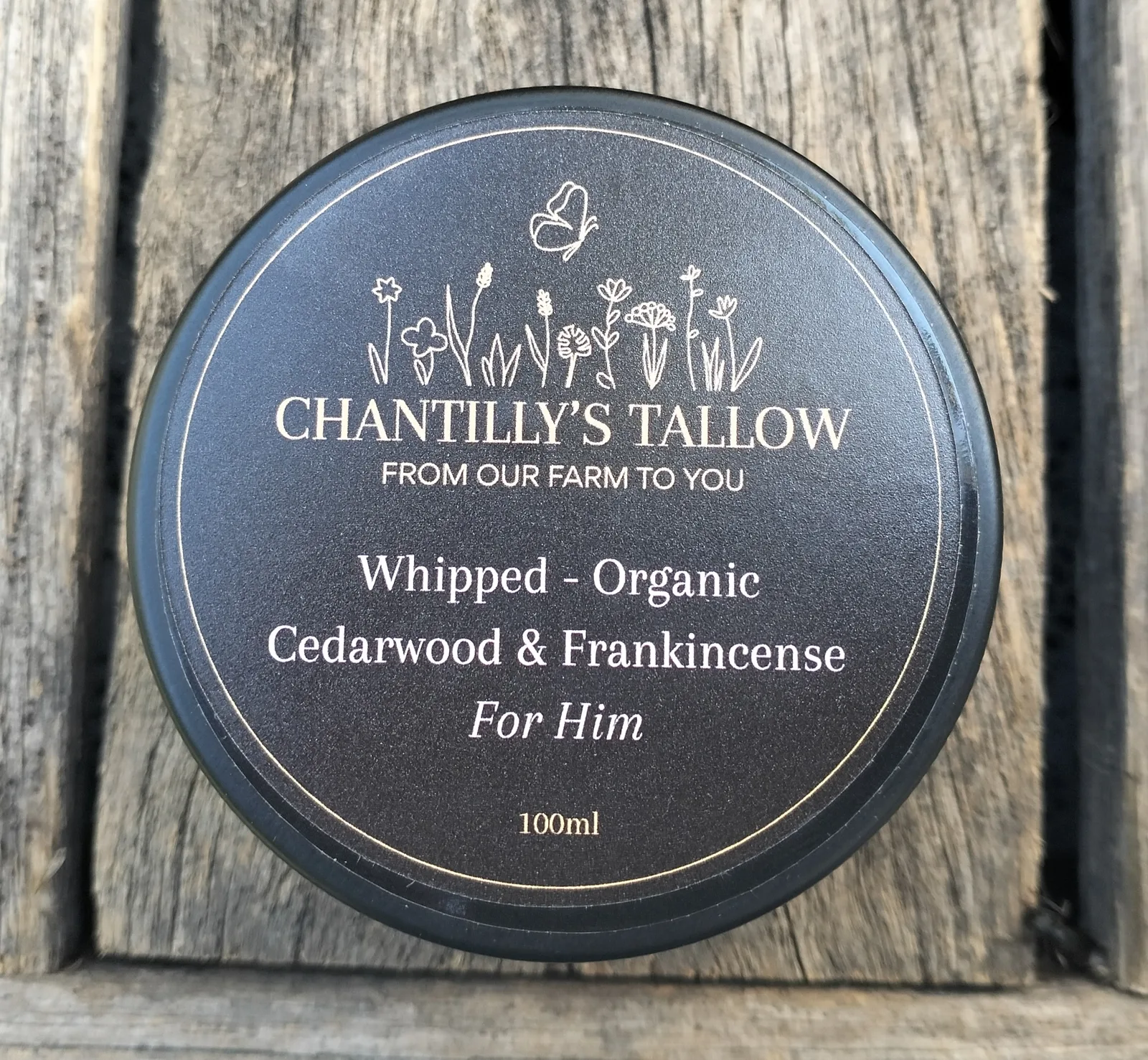 Cedarwood & Frankincense tallow balm