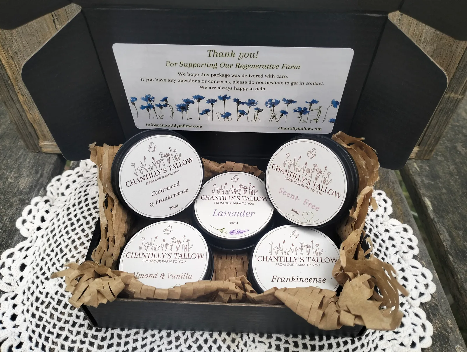 3 Tallow Trial Pack of Divinely Whipped Balms