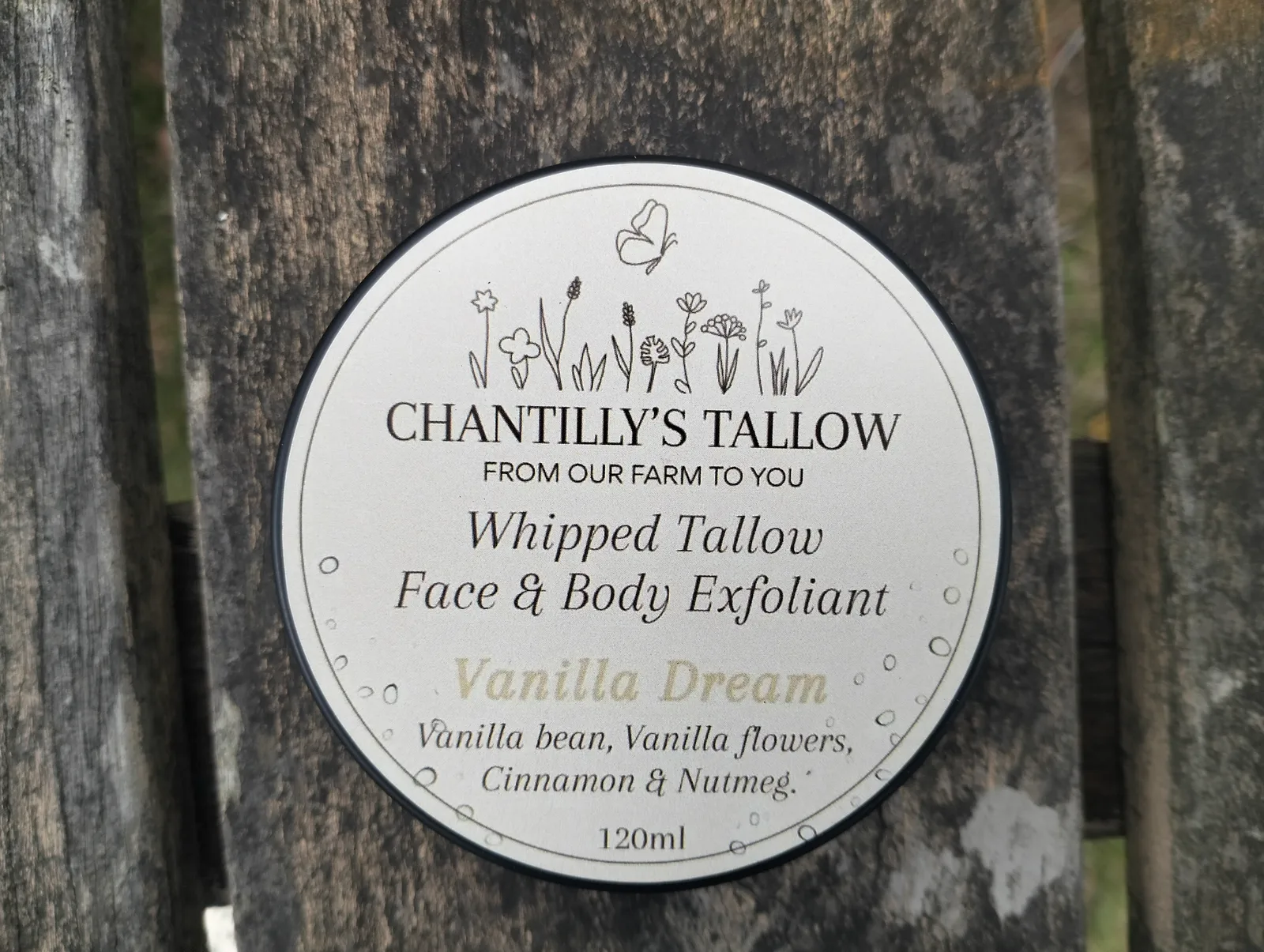 Vanilla Dream Whipped Tallow Exfoliator 120ml