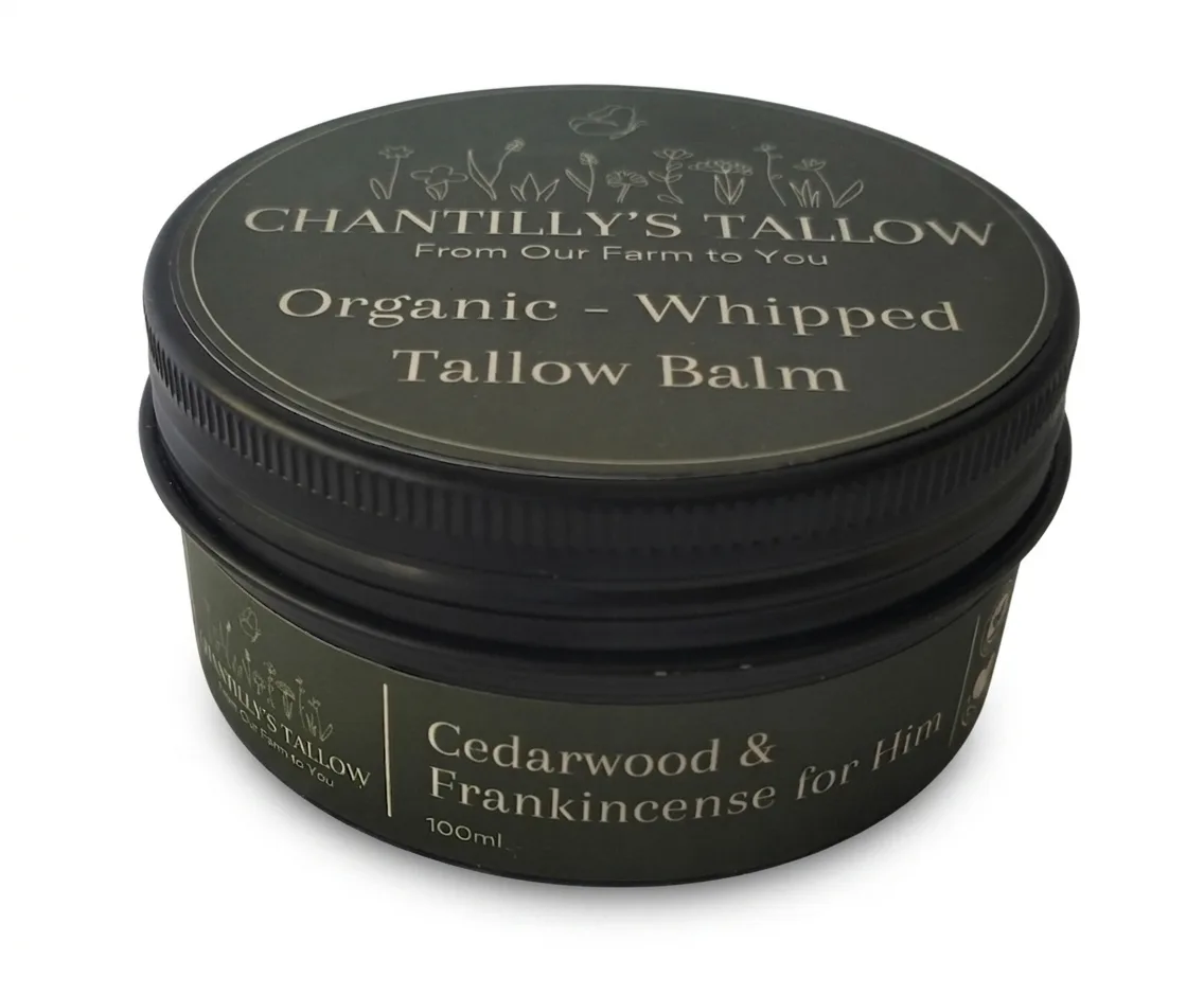 Cedarwood & Frankincense tallow balm